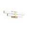 Z-Lite Zane Vanity, 2-Light, 18 In.W x 2.5 In.L x 5 In.H, Modern Gold/Frosted 1008-18W-MGLD-LED - alternate 8